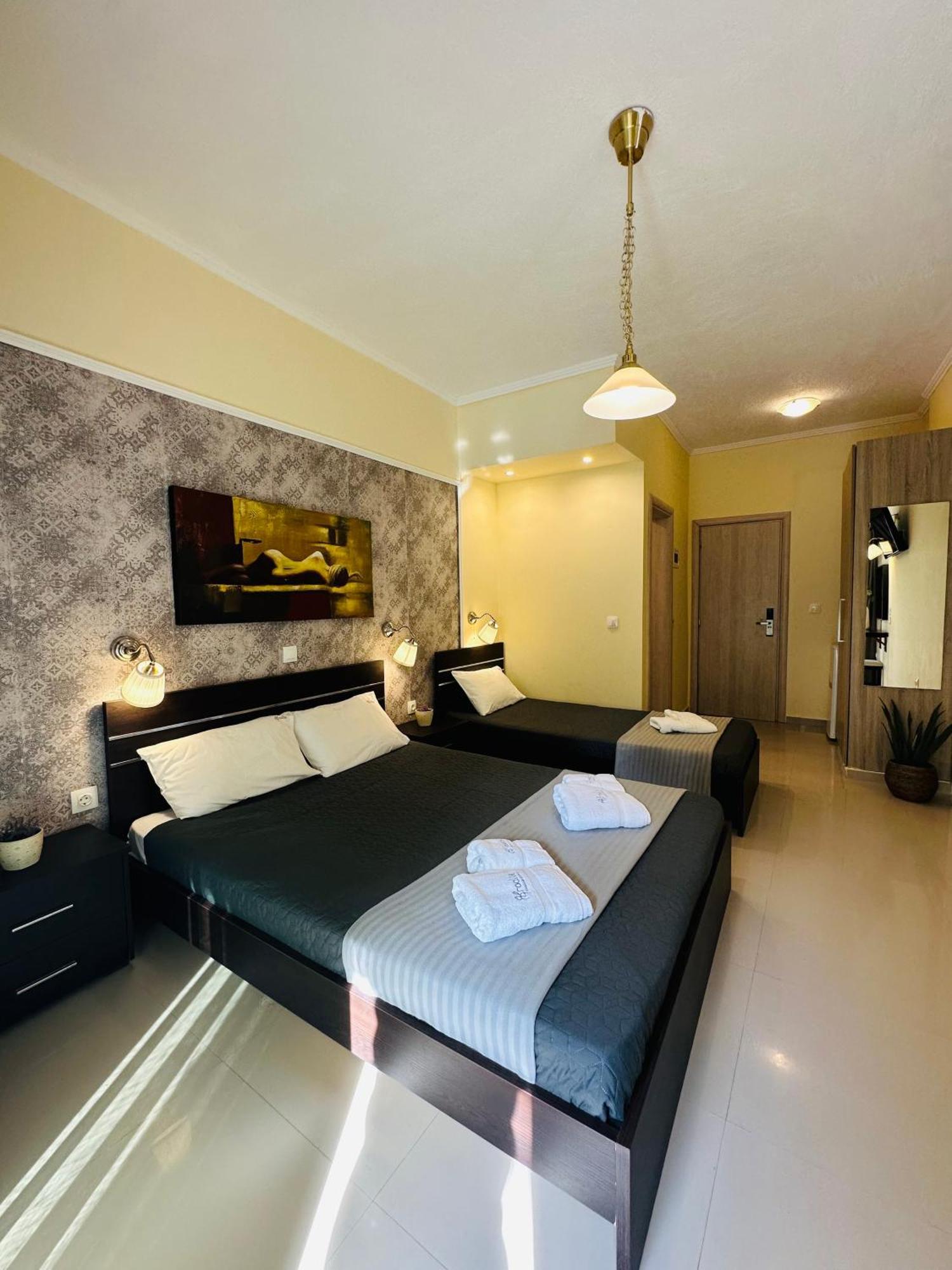 Afrodite Seaside Rooms Kallithea  Exteriör bild